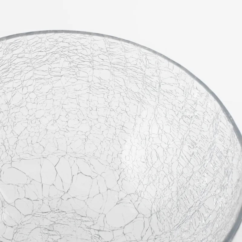 Ваза для фруктов, 20х17 см, на ножке, стекло/металл, золотистая, Кракелюр, Fantastic gold, image-5