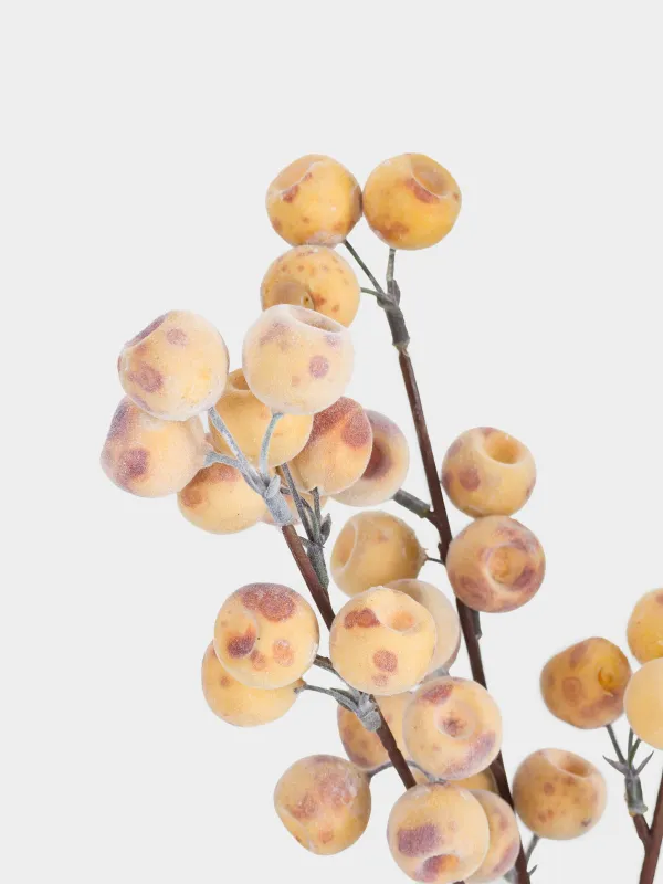 Ветка декоративная, 73 см, пластик/пенопласт, Маленькие яблоки, Fruit decor, image-3