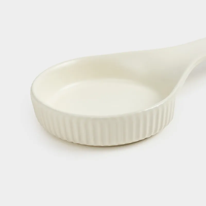 Подставка под ложку, 23 см, керамика, бежевая, Laneri, image-3