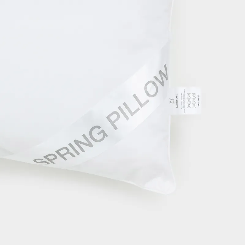 Подушка, 50х70 см, хлопок/холлофайбер/пенополиуретан, Spring pillow, image-5