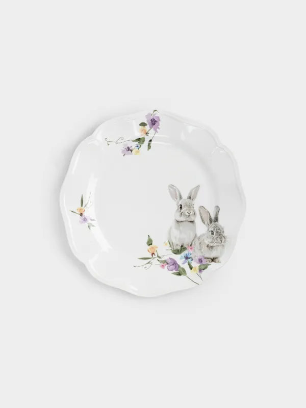Тарелка обеденная, 27 см, Кролики, Rabbit Easter, image-0