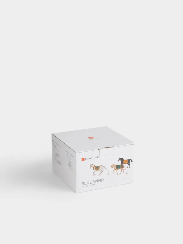 Пара чайная, 250 мл, Кони, Blue wind, image-5