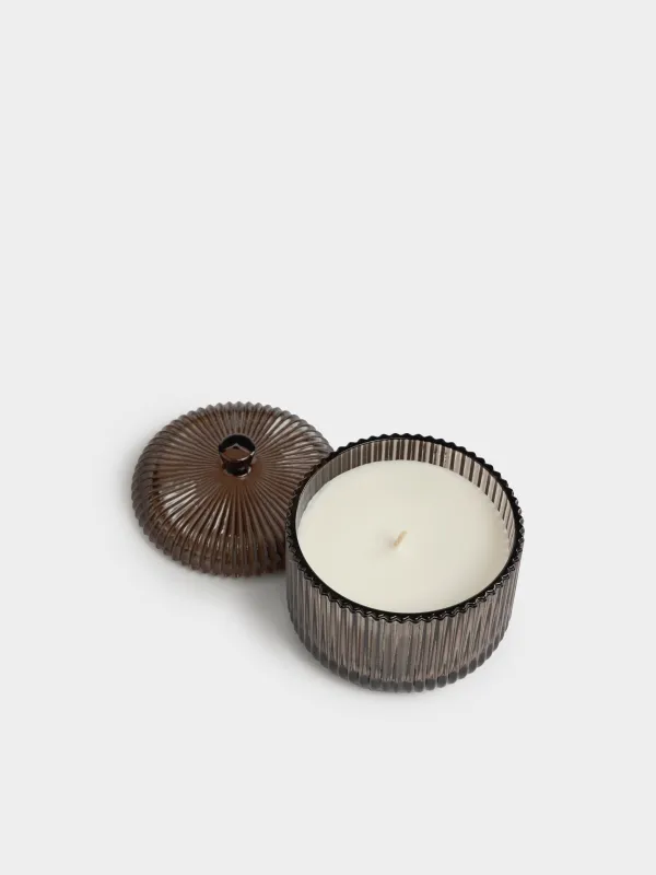 Свеча ароматическая, 10 см, в подсвечнике, Ember&Oak, Elegant, image-1