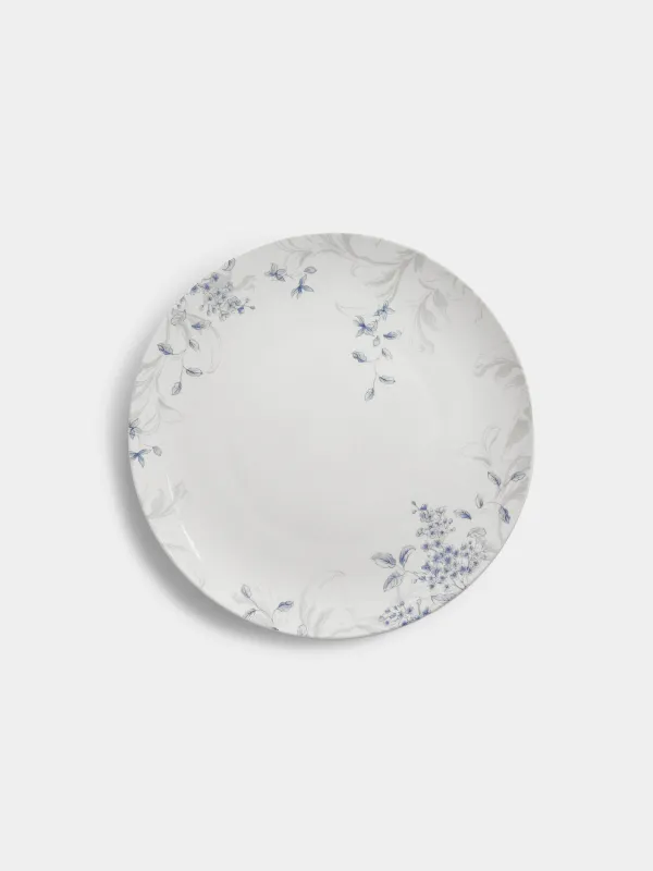 Тарелка обеденная, 27 см, Синие цветы, Blue flower, image-0