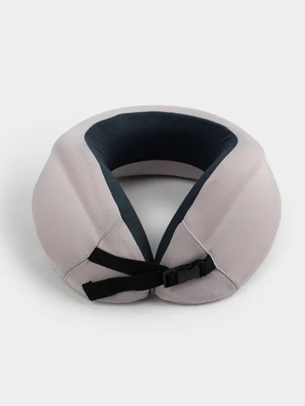 Подушка для путешествия, 27 см, полиэстер, бежево-черная, Travel comfort, image-1