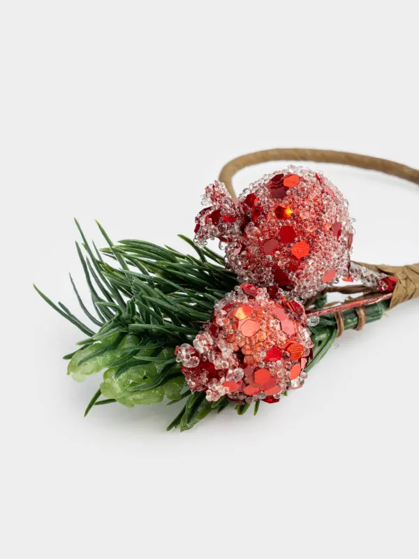 Кольцо для салфеток, 5 см, пластик/бумага, Гранаты, Fruit decor, image-3