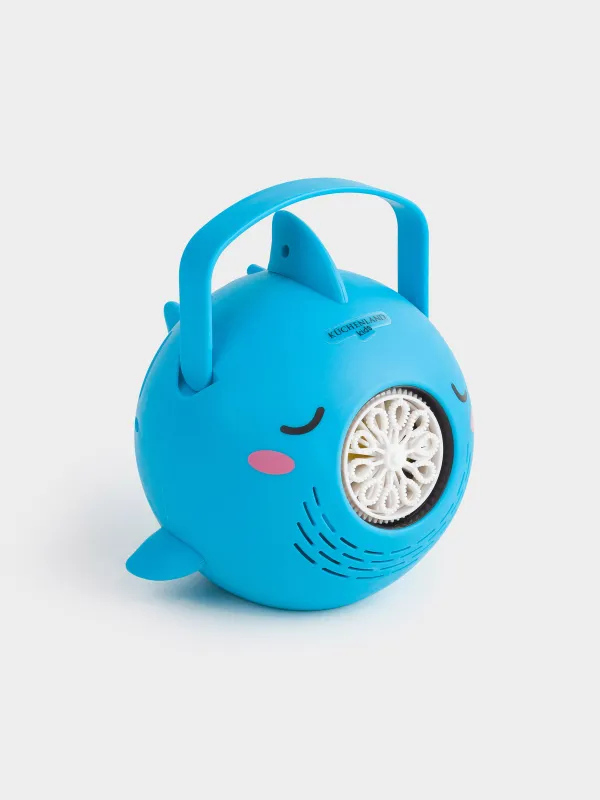 Генератор мыльных пузырей, 15 см, с ручкой, пластик, синий, Кит, Aquatic animals, image-1