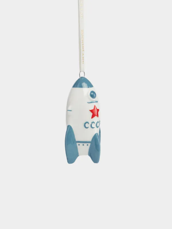 Игрушка елочная, 7 см, Ракета, Figure christmas, image-1