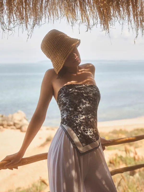 Панама, 57 см, единый размер, целлюлоза, песочная, Banjo, image-4