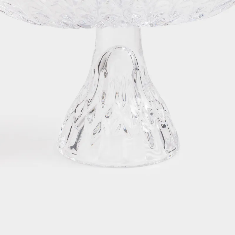 Конфетница, 18х16 см, на ножке, стекло Р, Rhomb, image-3