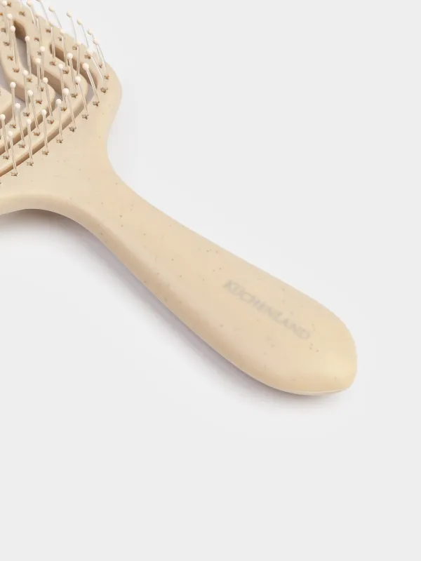 Расческа массажная для волос, 23 см, пластик, бежевая, Zipo, image-4