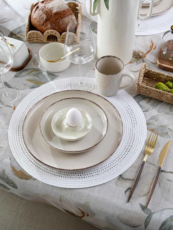 Кружка, 360 мл, 2 шт, керамика R, бежевая, в крапинку, Speckled glaze, image-10