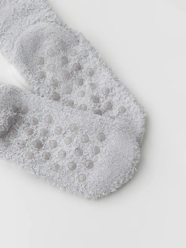 Носки женские, домашние, серые, Заяц, Merry, image-2