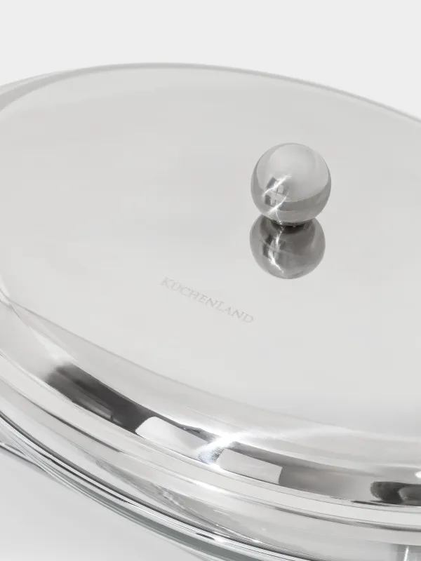 Блюдо с подогревом, 35х24 см, Elegance, image-7