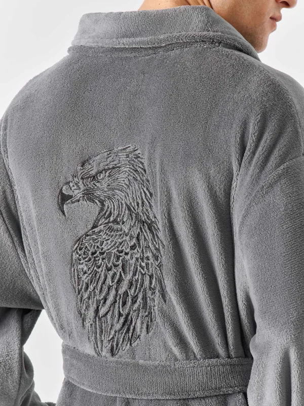 Халат мужской, с длинным рукавом, Jevon, image-4