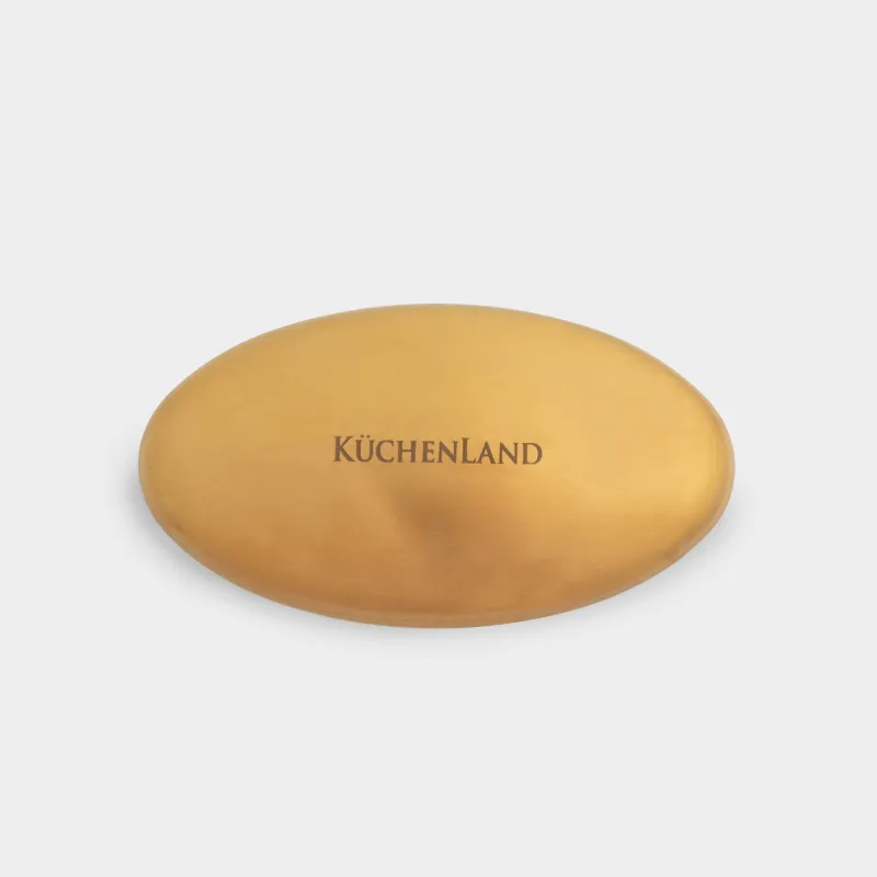 Мыло стальное, 8 см, золотистое, Manny