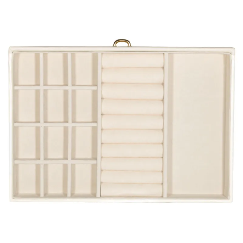 Шкатулка для украшений, 26х18 см, дерево/искусственная кожа, экрю, Premiere, image-2