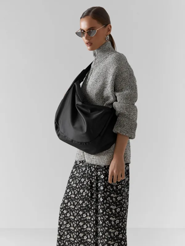 Сумка, 24х40 см, с регулируемым ремешком, полиэстер, черная, Force sport, image-6