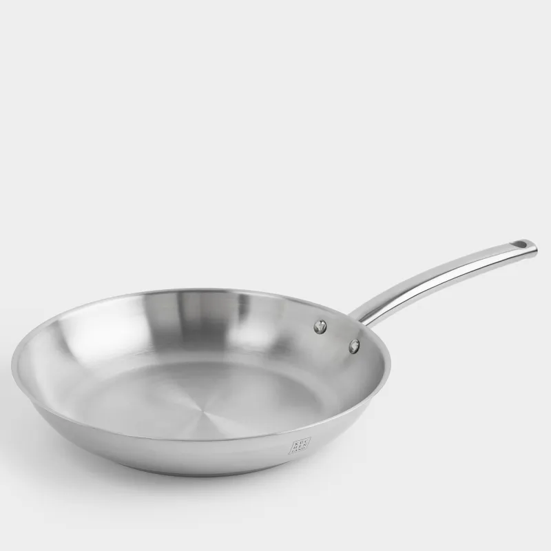 Сковорода, 28 см, сталь, Silver Stone