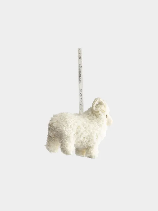 Игрушка елочная, 8х7 см, Баран, Figure cute, image-1
