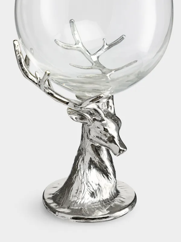 Бокал для вина, Серебристый олень, Deer silver, image-3