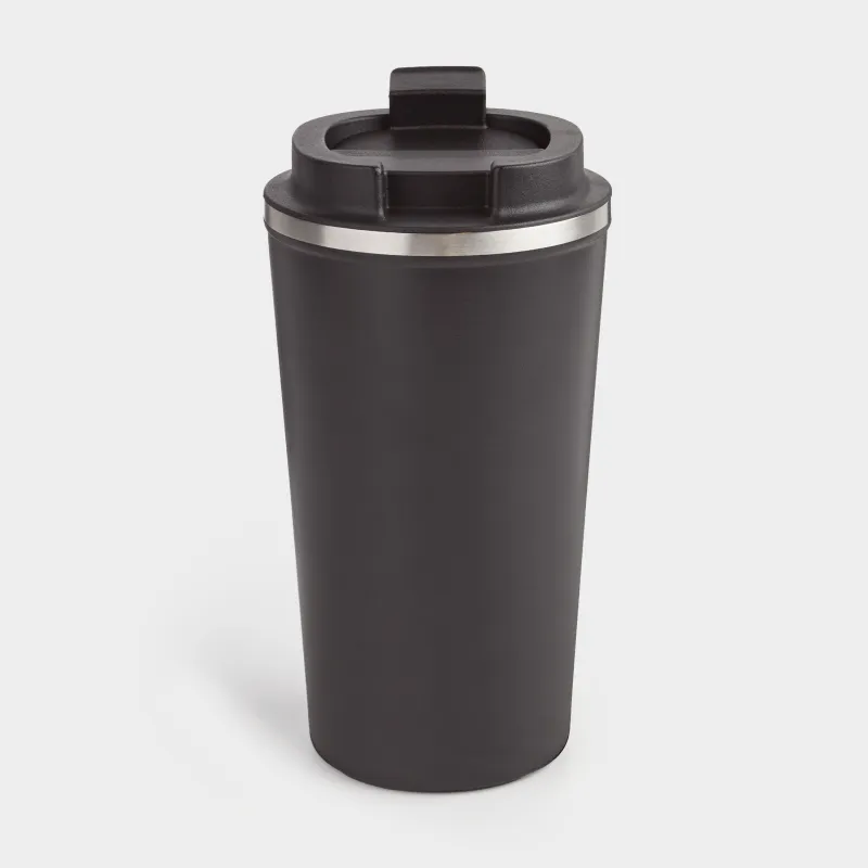 Термокружка, 450 мл, сталь/пластик, черная, Орел, Coffee time, image-2