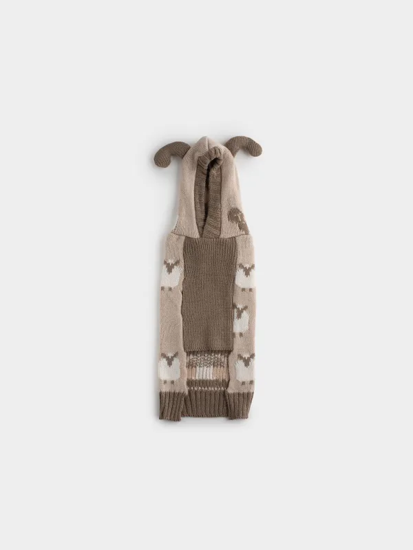 Свитер для животных с капюшоном и принтом Овечки, Fashion pet, image-0