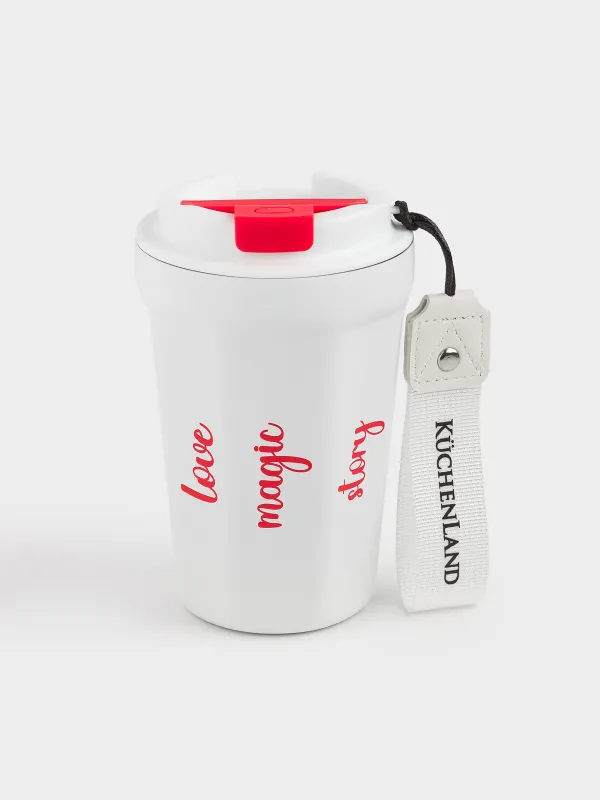 Термокружка, 350 мл, с ремешком, Story, image-0