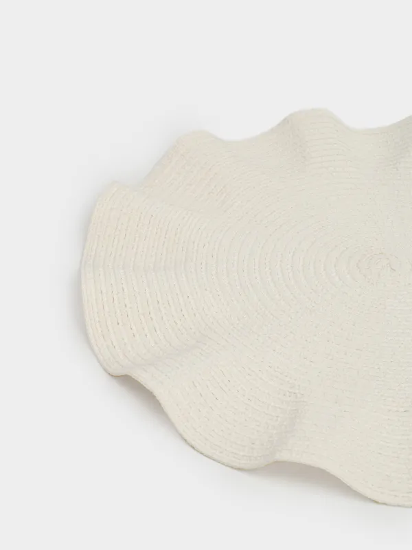 Салфетка под приборы, белая, Circle wave, image-3