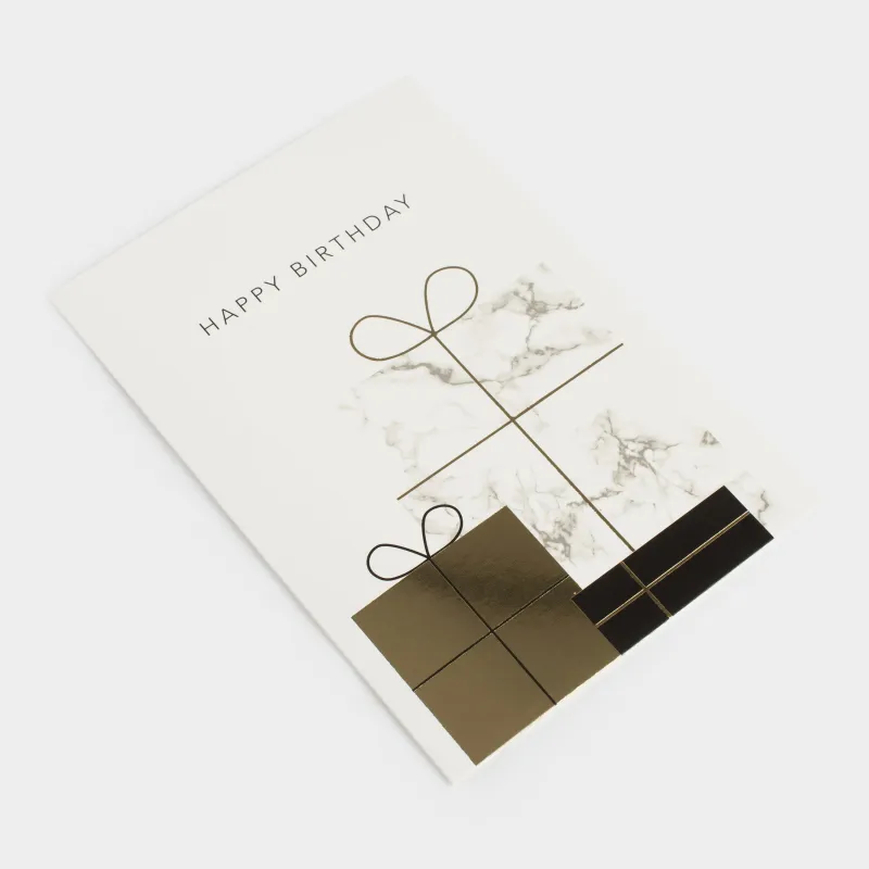 Открытка подарочная, 12х17 см, бумага, Подарки, Birthday, image-1