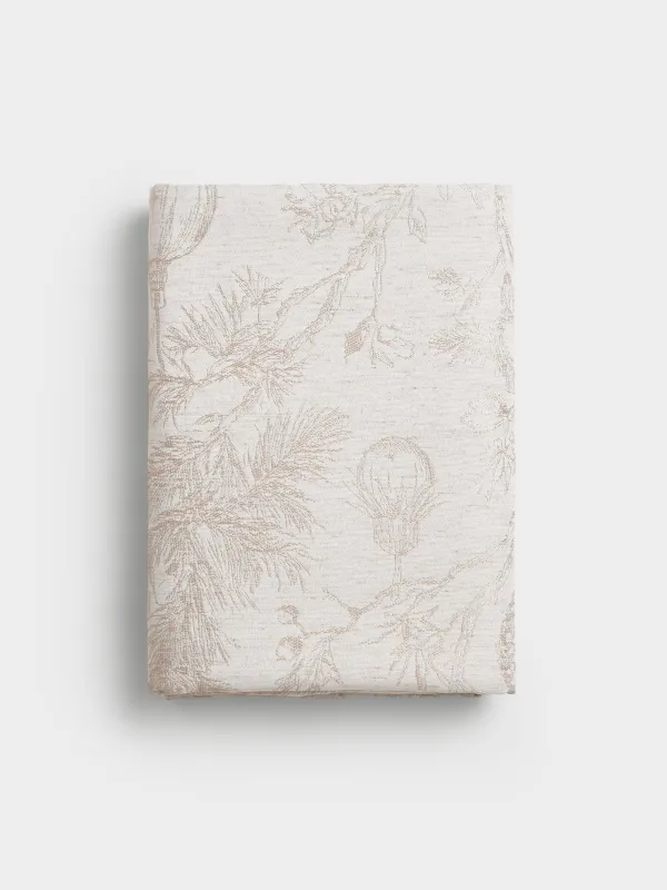 Скатерть, 170х250 см, из жаккарда, Игрушки на ветках, Christmas branches, image-0
