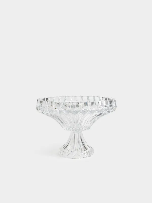 Ваза для фруктов, 31х22 см, на ножке, Crown, image-0