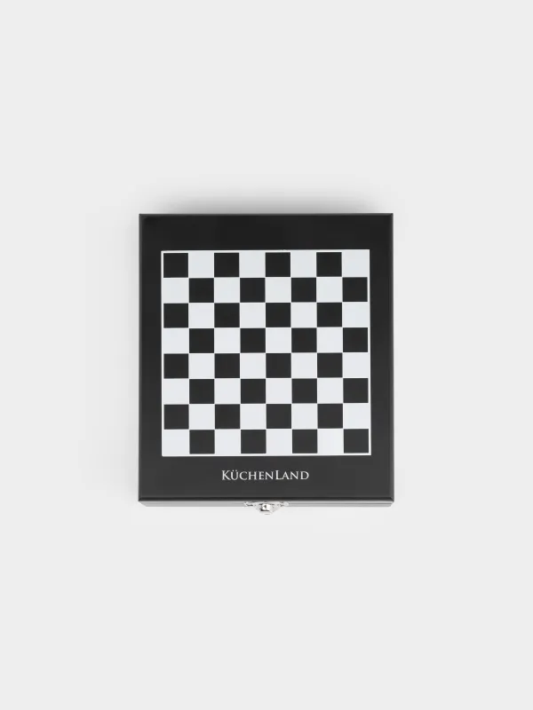 Набор сомелье, 4 пр, в коробке, сталь/пластик/дерево, черный, Шахматы, Bar, image-7