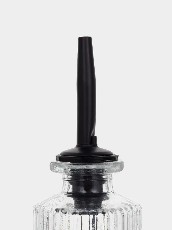 Бутылка для масла или уксуса, 160 мл, с дозатором, стекло Р/металл, Ribby, image-3