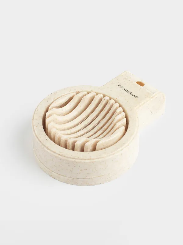 Яйцерезка, 12 см, сталь/пластик, бежевая, в крапинку, Soft speckled, image-2