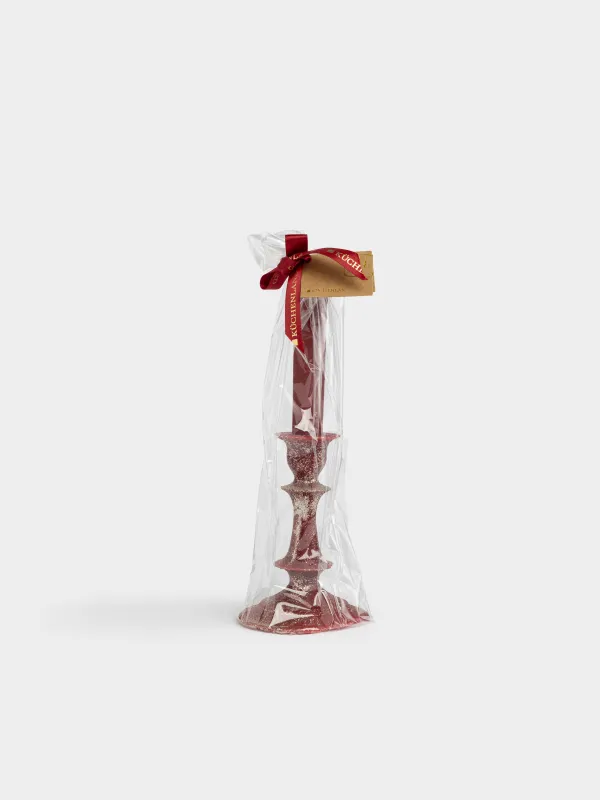 Свеча, 6х20 см, с блестками, Shape candle, image-3