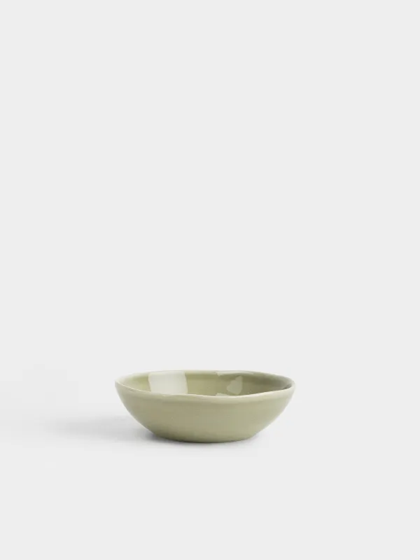 Сервиз обеденный, на 6 персон, 18 предметов, Неровный край, Riveso green, image-5