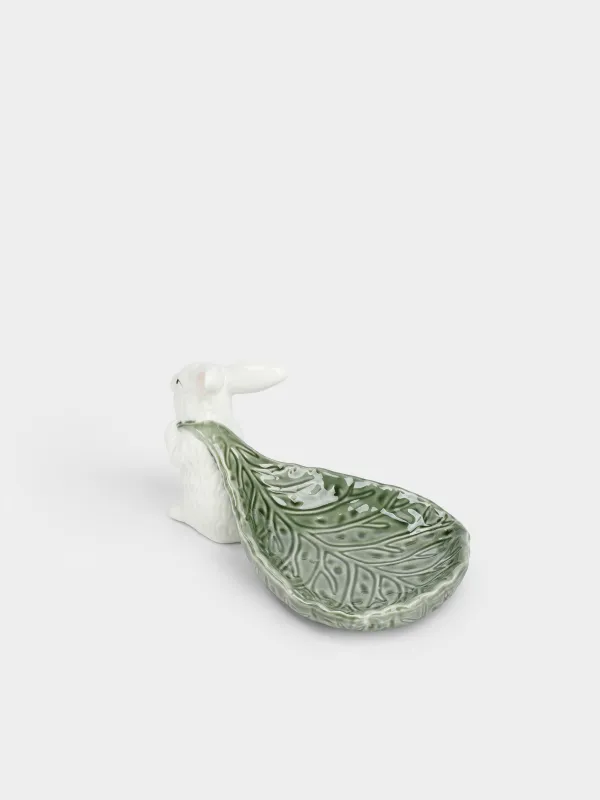 Блюдо декоративное, 27х15 см, Кролик с капустой, Cabbage, image-3