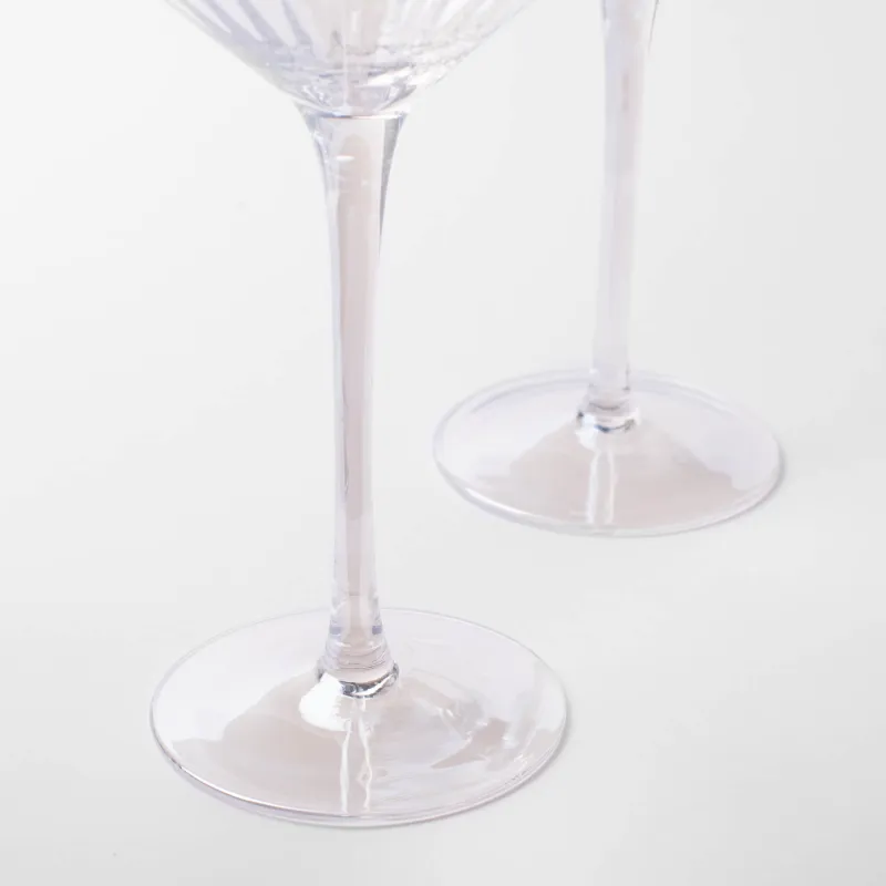 Бокал-креманка для шампанского, 320 мл, 2 шт, стекло, перламутр, Lombardy R polar, image-4