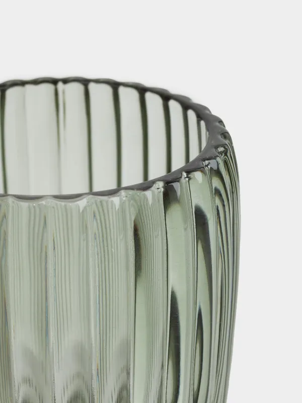 Стакан для ванной комнаты, 9 см, стекло, зеленый, Artemis, image-2