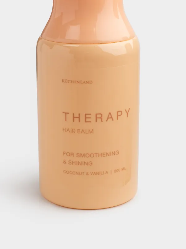 Бальзам ополаскиватель, 300 мл, для мягкости и блеска волос, Кокос/Ваниль, Therapy, image-4