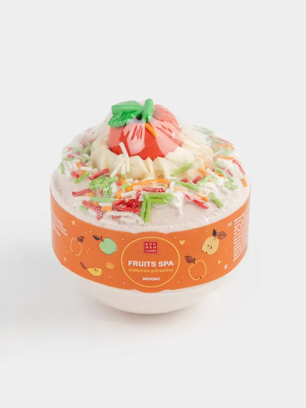 Бомбочка для ванны, с игрушкой, Яблоко, Fruits spa, image-3