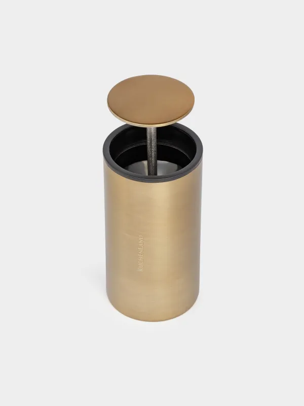 Контейнер для зубочисток, 10 см, сталь, золотистый, Classic gold, image-2