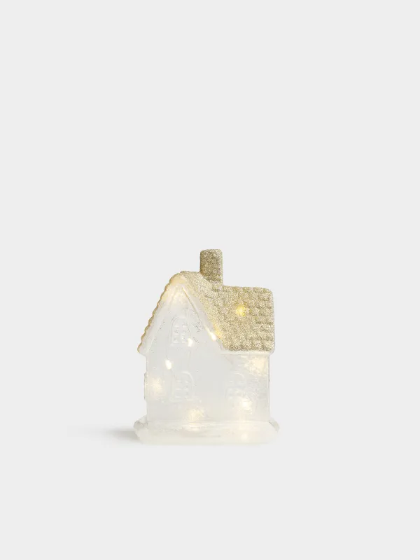 Статуэтка с подсветкой, 14х18 см, Дом, House shape, image-0