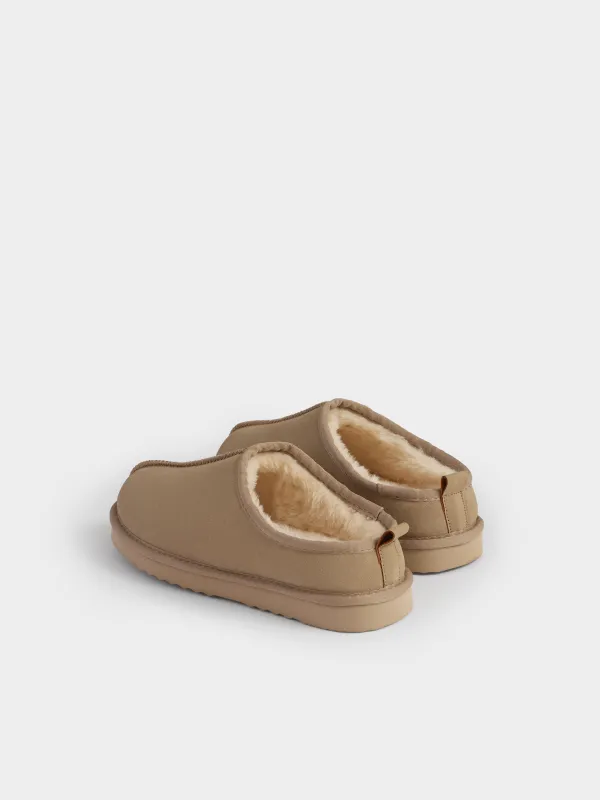 Угги короткие из экозамши, Suede, image-5