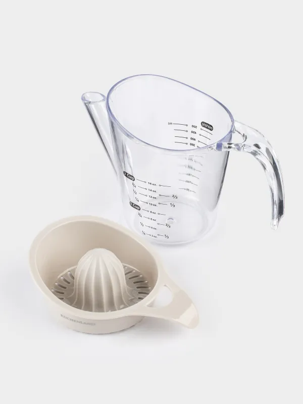 Соковыжималка для цитрусовых, 500 мл, с мерным стаканом, пластик, серая, Extra-light, image-7