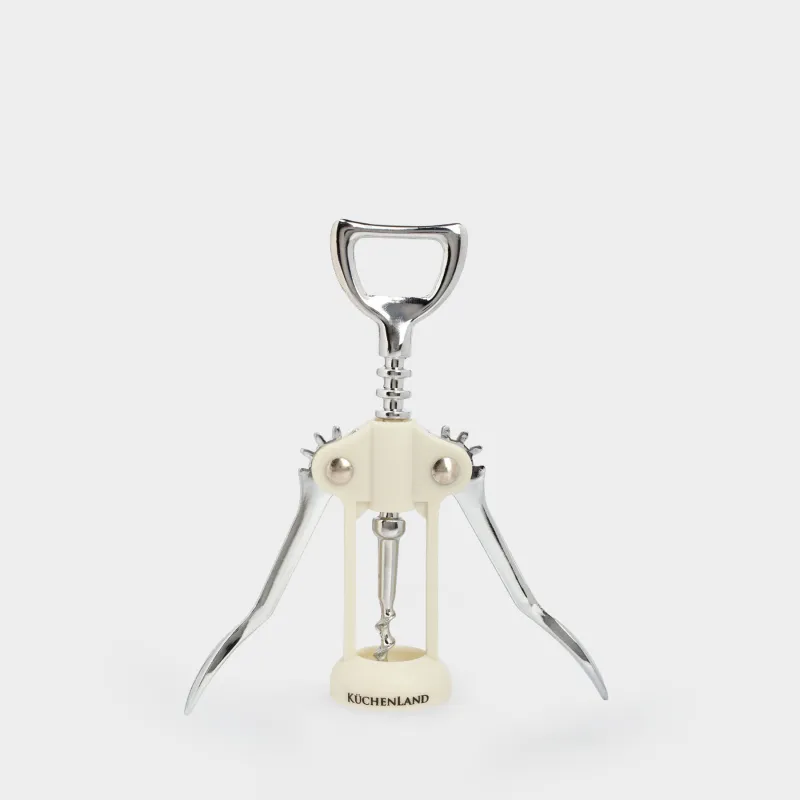 Штопор рычажный, 16 см, металл/пластик, светло-серый, Regular