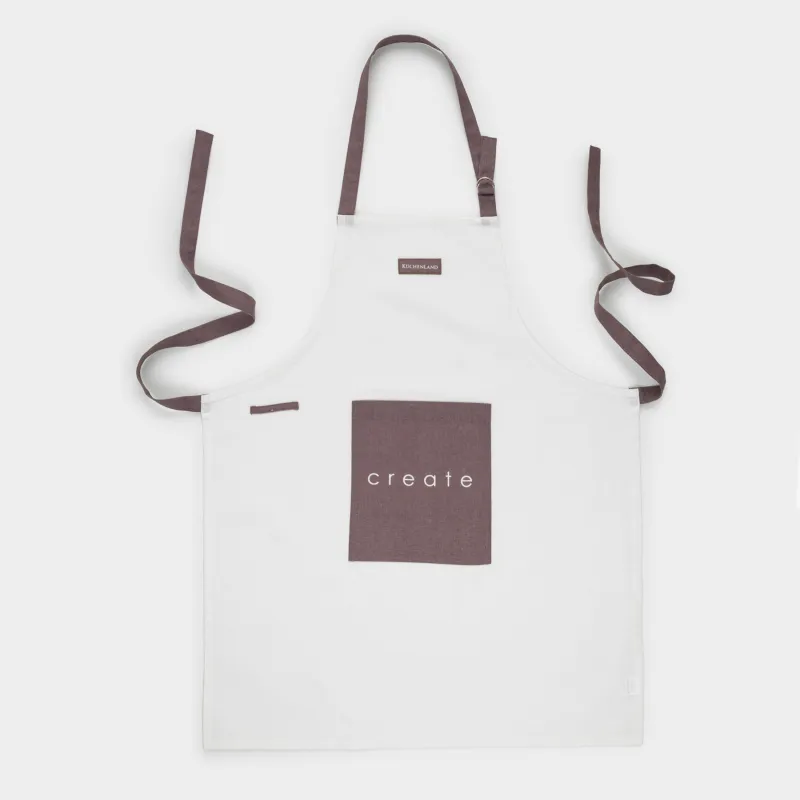 Фартук, 70х85 см, хлопок, бежевый, Create, Unione