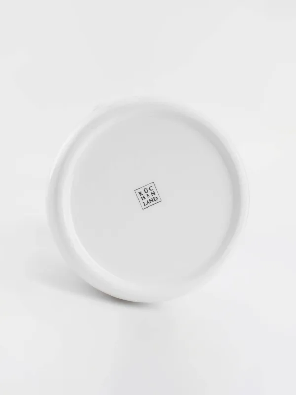 Банка для меда, 650 мл, с ложкой, керамика/сталь, молочная, Пчелы, Honey, image-6