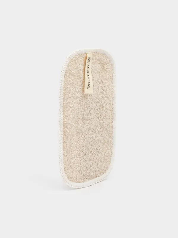 Тряпка для мытья посуды, 15x10 см, 3 шт, натуральное волокно, бежевая, Clean, image-5